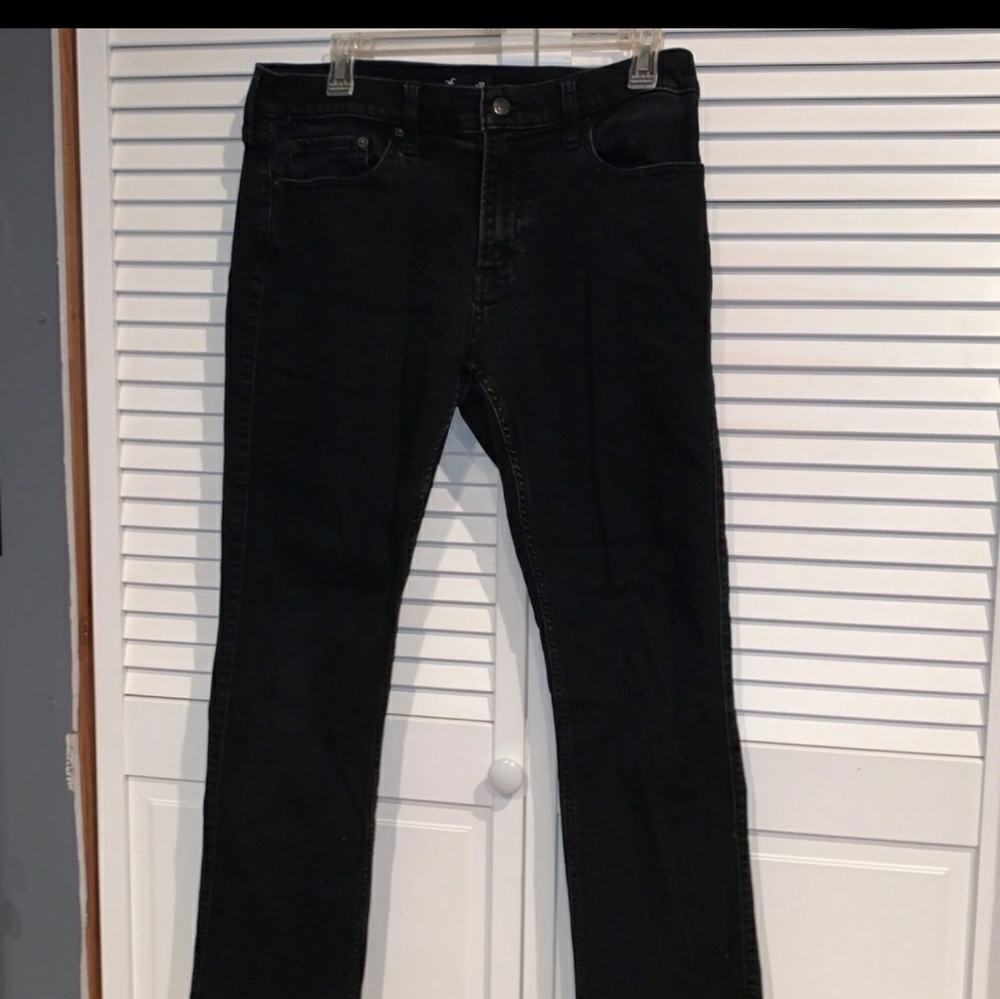Hollister black jeans 32x30